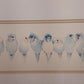 Valerie Pfeiffer Budgies Galore Framed Art Print Bird Watercolor