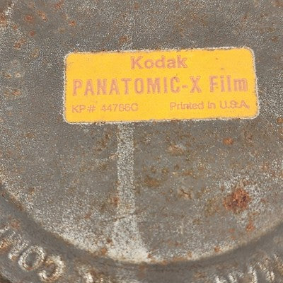 Eastman Kodak Panatomic-X Empty 4" Film Reel Storage Canister Vintage