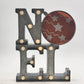 NOEL Sign Mr Christmas Illuminated Marquee Letters Indoor/Outdoor Decor China
