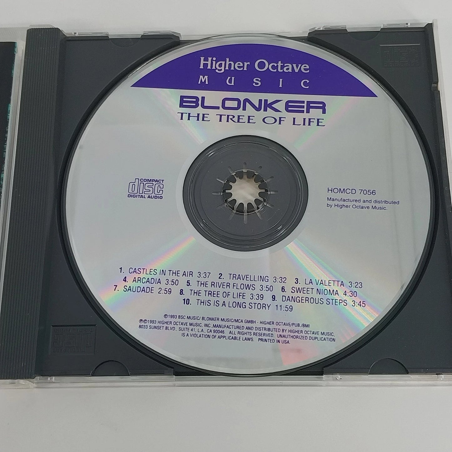 Blonker Tree of Life CD 1993 Higher Octave New Age Instrumental Guitar Ambient