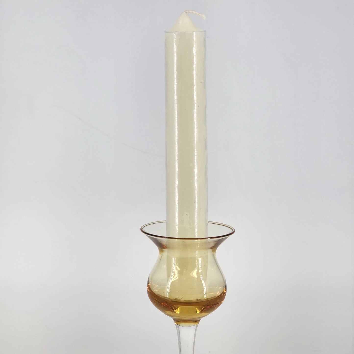 5 Lenox Color Gems Crystal Candlesticks Multi-Color Long Stem w Candles NIB NOS