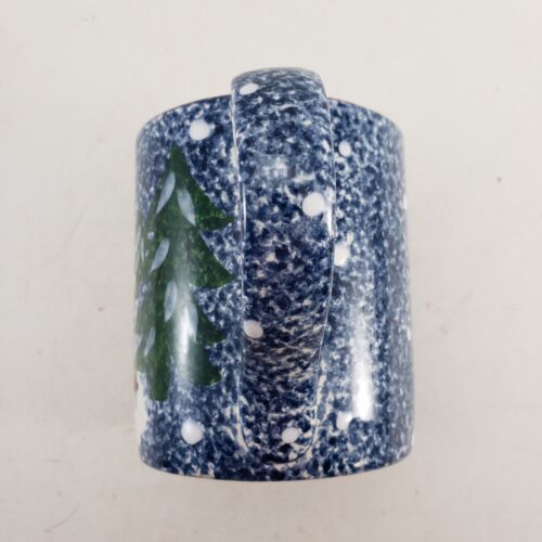 Holly Mountain Lodge 12 oz Coffee Mug Holiday Winter Scene Cook's Bazaar Gourmet