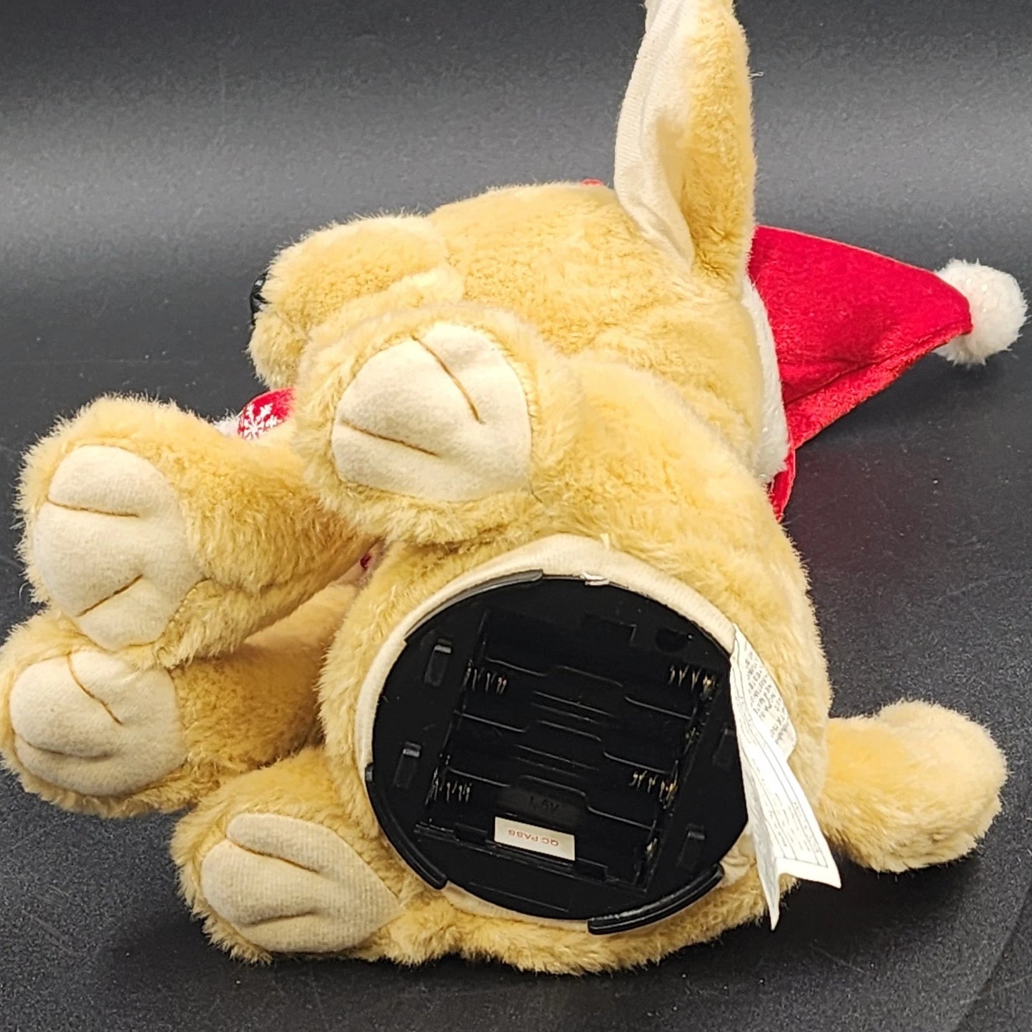 Gemmy Animated Golden Retriever Singing Christmas Plush Holiday Decor