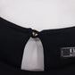 ELFE by Elif Erturk Black Studded Shoulder Top Womens EU 42 Sleeveless Small