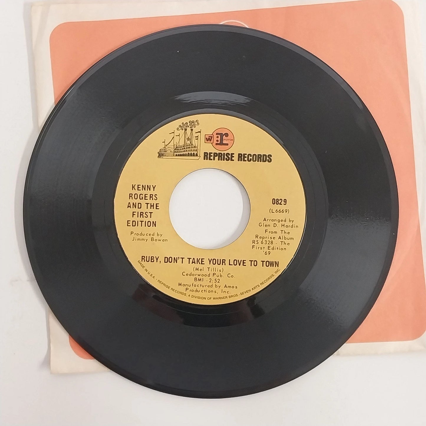Kenny Rogers 45 RPM 7" Vinyl Lot 3 First Edition Reprise 0829 0999 0953 Country