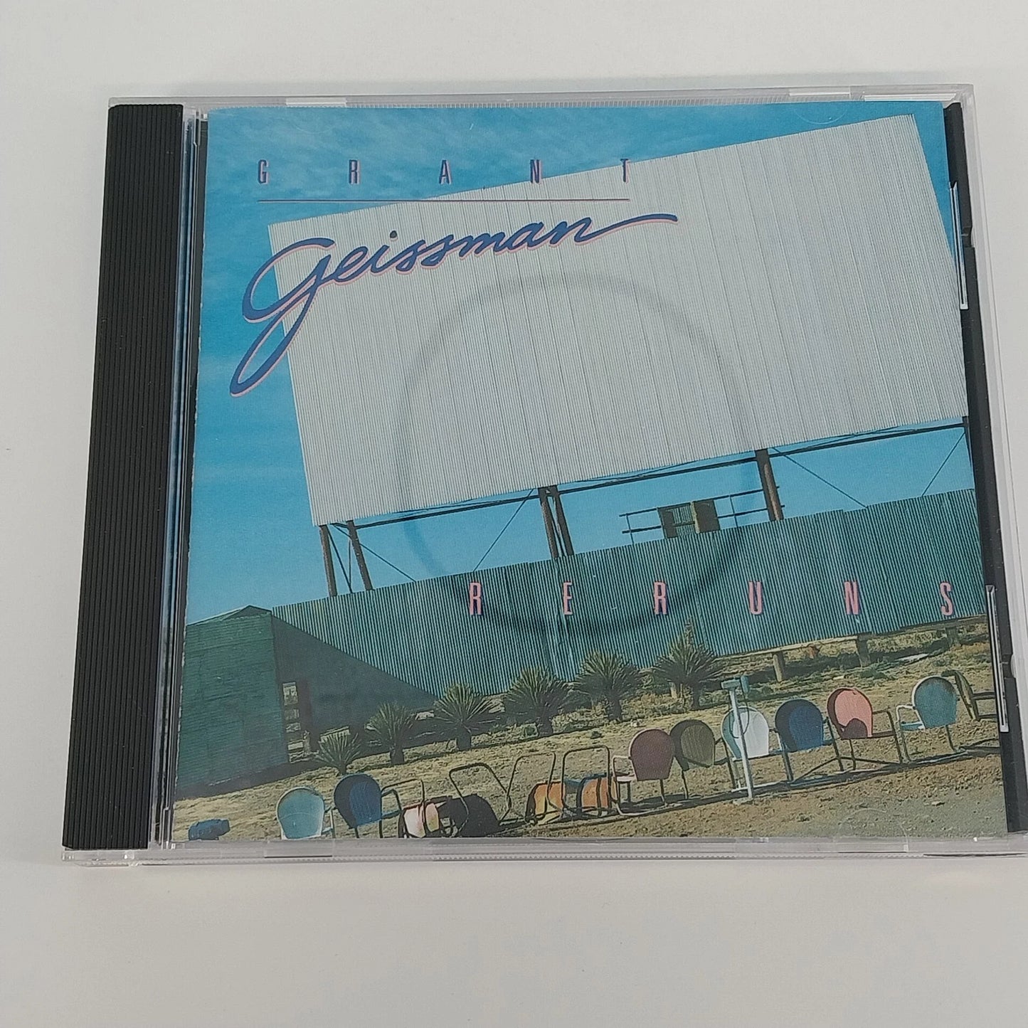 Grant Geissman Reruns CD 1991 Bluemoon Mesa Smooth Jazz Contemporary Jazz USA