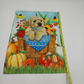 Set of 7 Animal Christmas Holiday with Snowman Mini Garden Flags Banner 12"x18"