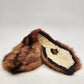Medium Brown Mink Fur Pointed Collar for Coats Dresses Sweaters or Projects 36"