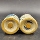 Hadley Oversized Salt & Pepper Shakers Blueberry Bouquet Hand-Painted Vintage