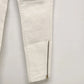 Mossimo White Stretch Denim Jeans Women's 10 Zipper Taper Leg Convertible Chic