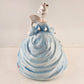 Josef Original Adelaide Lady In Blue Vintage Figurine Colonial Days Holding Fan