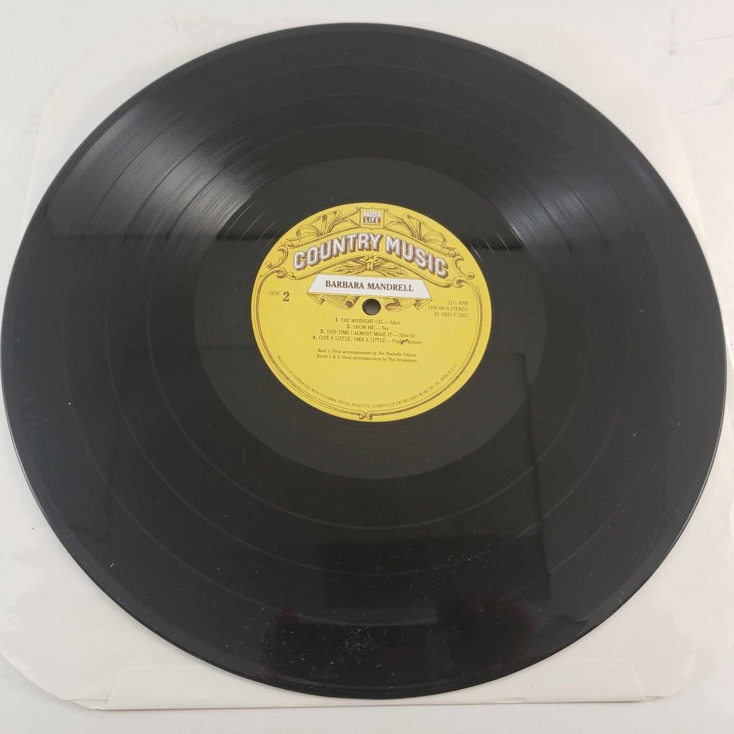 Barbara Mandrell Country Music LP 1981 Time Life Vinyl Record