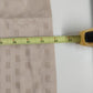 One Pair Khaki Beige Cafe Curtains w Valance Rectangle Geometric Pattern 27"x20"
