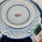 Japanese Imari Porcelain Rice Bowl Blue Red Gold 6.25