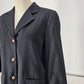 Club Classics Wool Blazer Women's 6 Black Lined Single Breasted 3-Button Pockets