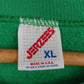 Jerzees XL Christmas Sweatshirt Santa Mrs Claus Green TIS THE SEASON 1990's USA