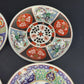 Japanese Imari Porcelain Plates 6.25" Set of 4 Hand Painted Gold Gilt Vintage