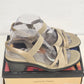 Montego Bay Club Marian Wedge Sandals Womens 7.5 Taupe Slip On