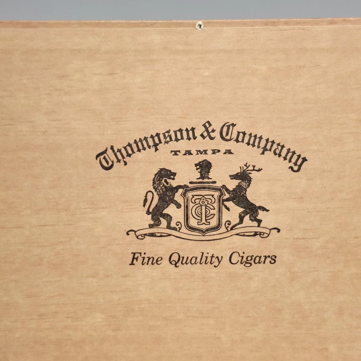 Thompson & Company Tampa Burma Cheroots Fine Cigar Box 150 Cigars Vintage
