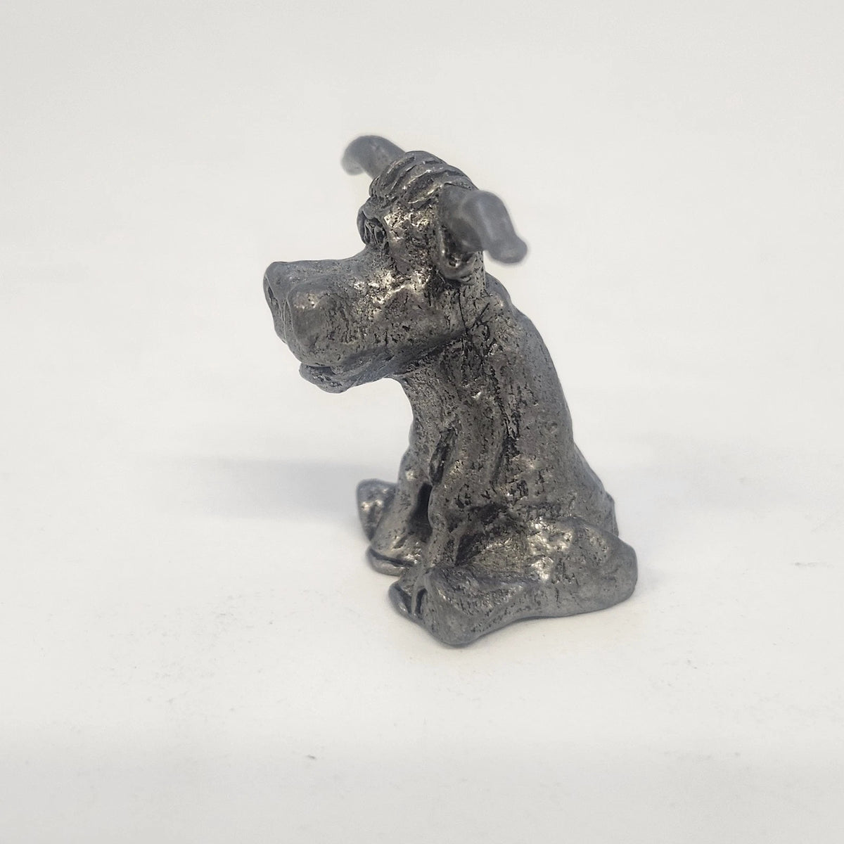 Godinger Pewter Longhorn Bull/Cow Figurine 1.5" Western Cowboy Animal Vintage