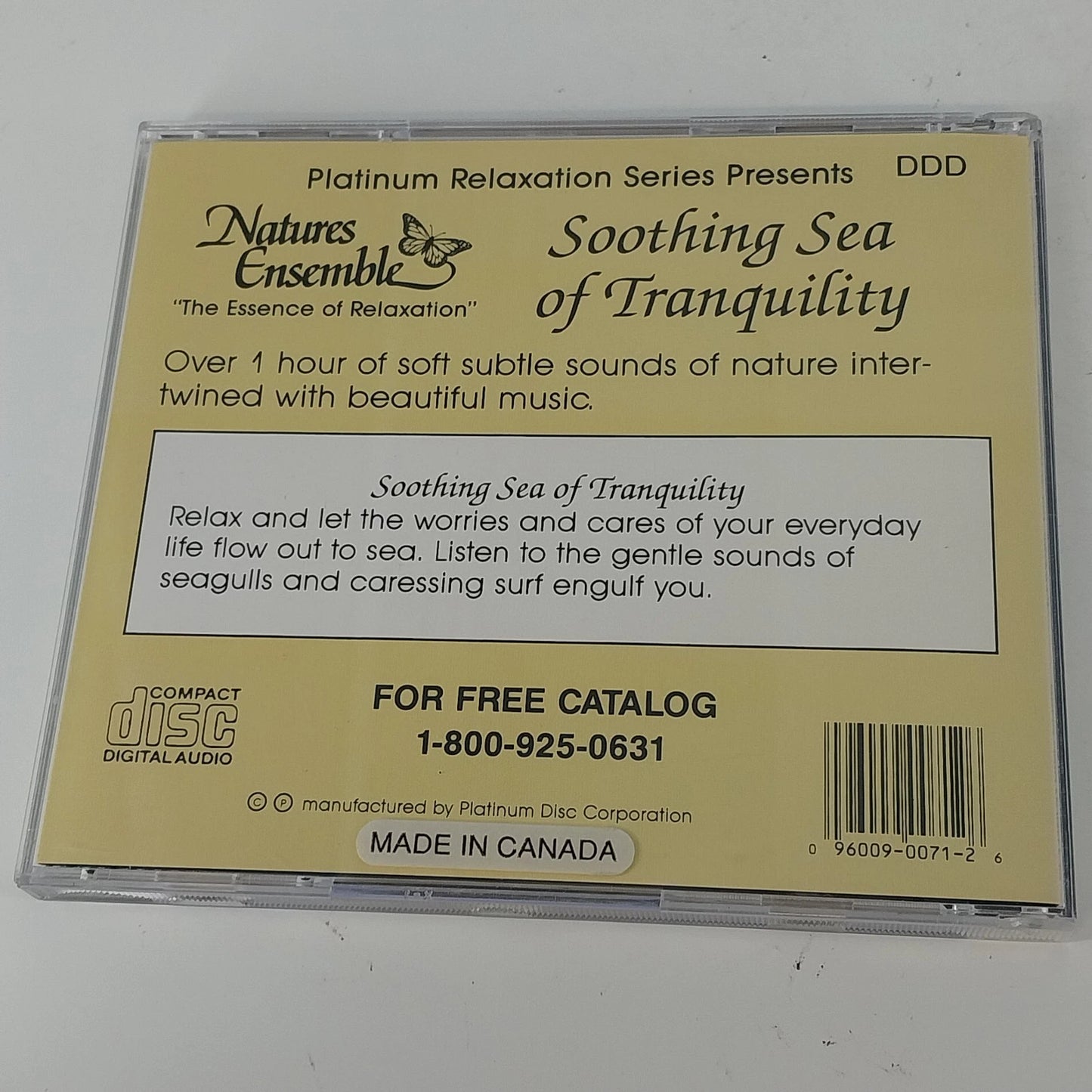 Nature's Ensemble Relaxation Series 4 CD Lot Nature Sounds Ambient Meditation