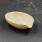 Lenox Olympia Vanity Trinket Dish Cream Oval Platinum Hand Trimmed 4" USA Vtg