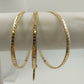 Three Set of Jewelry Bangles Thin Bracelets Gold Tone One with Gold Disc Dangle