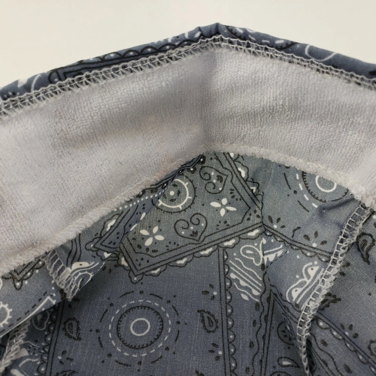 EZ Cool Cooling Du Rag Skull Cap Cowboy Blue Tie Headwrap Elastic Back