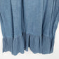 Luv 2 Luv Blue Embroidered Kurti Dress Womens Large Boho