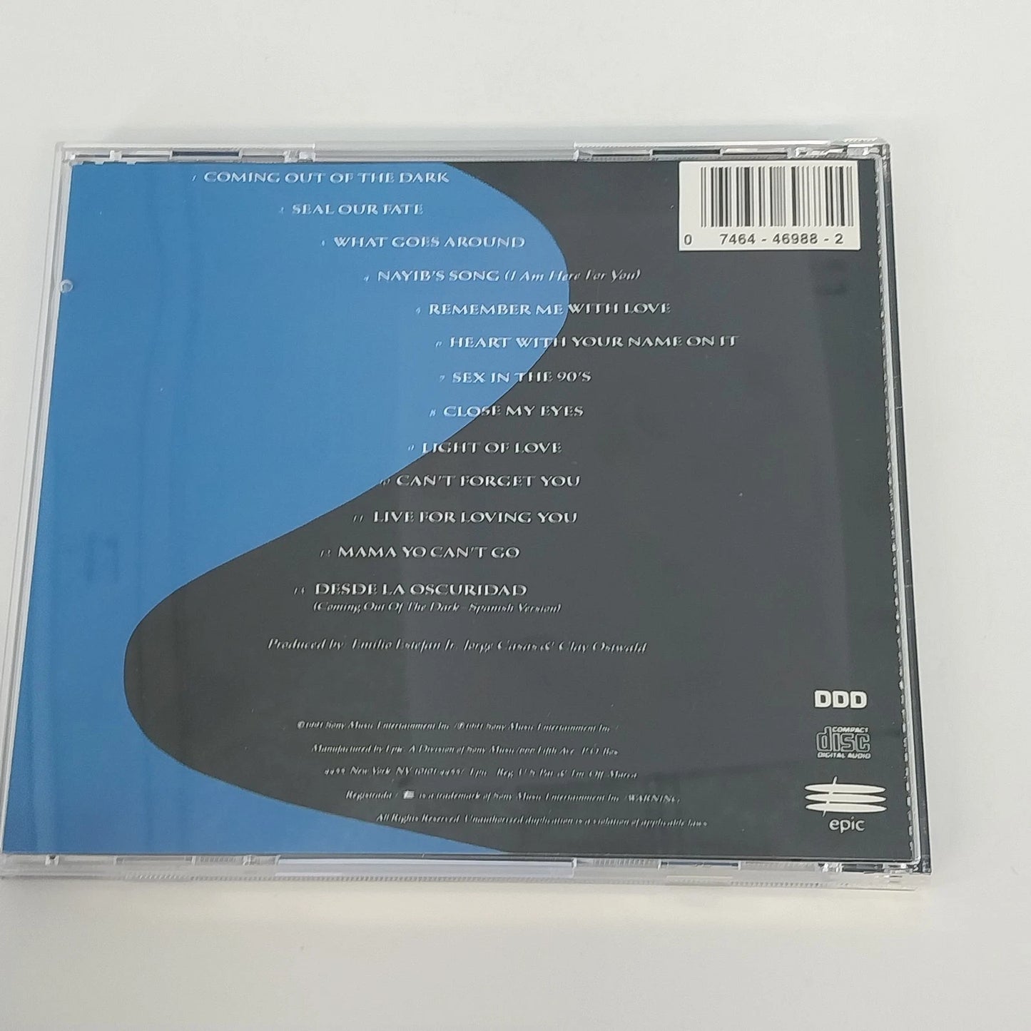 Gloria Estefan Into the Light CD 1991 Epic Coming Out of the Dark Pop Latin