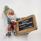 Goebel The Merry Co-Boy Figurine 7.5" Greeter Gnome Sign Well 516 W Germany 1971