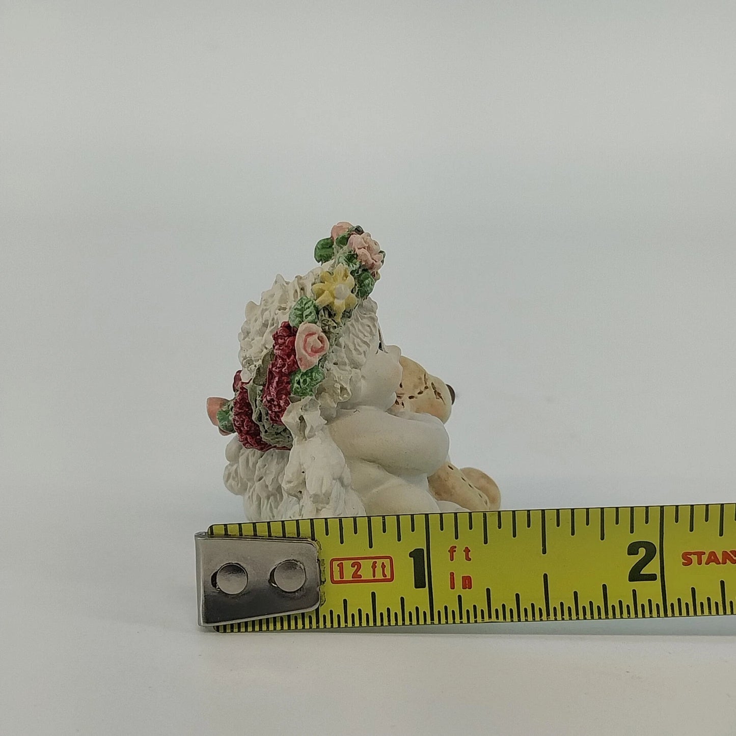 Dreamsicles Playmates Cherub Teddy Bear Figurine DC020 1.75" 1996 Vtg Cast Art