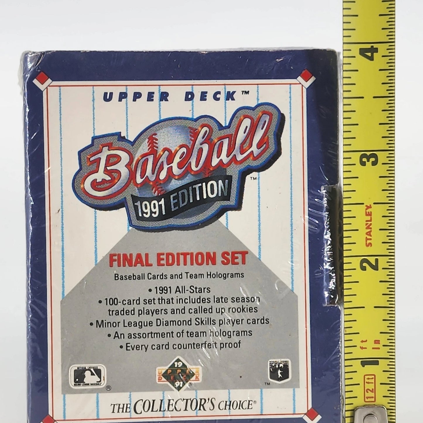 1991 Upper Deck Baseball Cards Final Edition Set Complete New Sealed 100 Cards