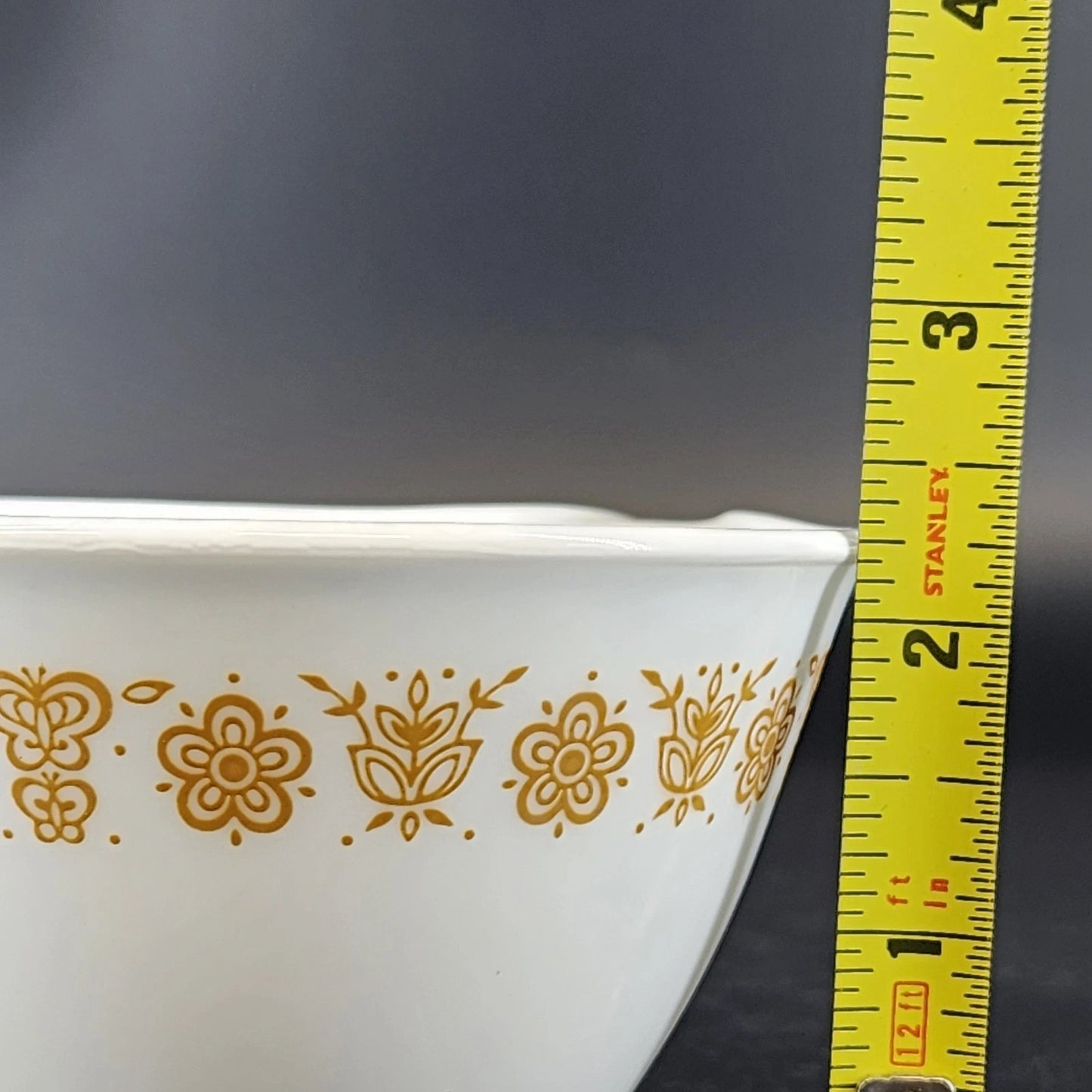 Corelle Butterfly Gold Cups Saucers Set 9pc Vintage