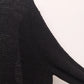 Laura Ashley Women's Black Open Front Knit Cardigan Sweater Medium Acrylic Nylon