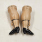 Porcelain Doll Making Parts 5 Piece Head Arms Legs Japan Black Curly Hair