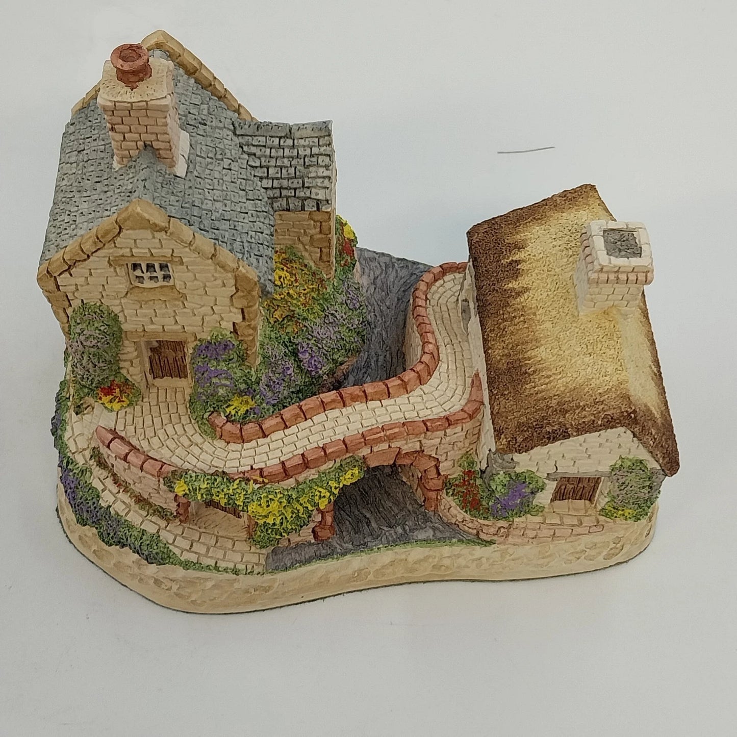 David Winter Cottage Only a Span Apart Irish Cottage 1991 Box COA Handmade Vtg
