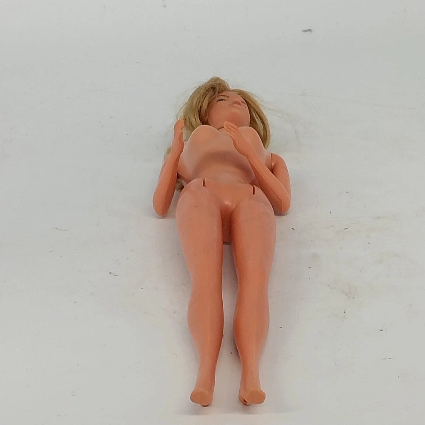 Mattel Kissing Barbie Blonde Bendable Knees Blue Eyes Doll 1978 Head 1966 Body