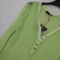 LOLA Italia Green Mesh Dress Sheer Top Womens Boho Outfit Set