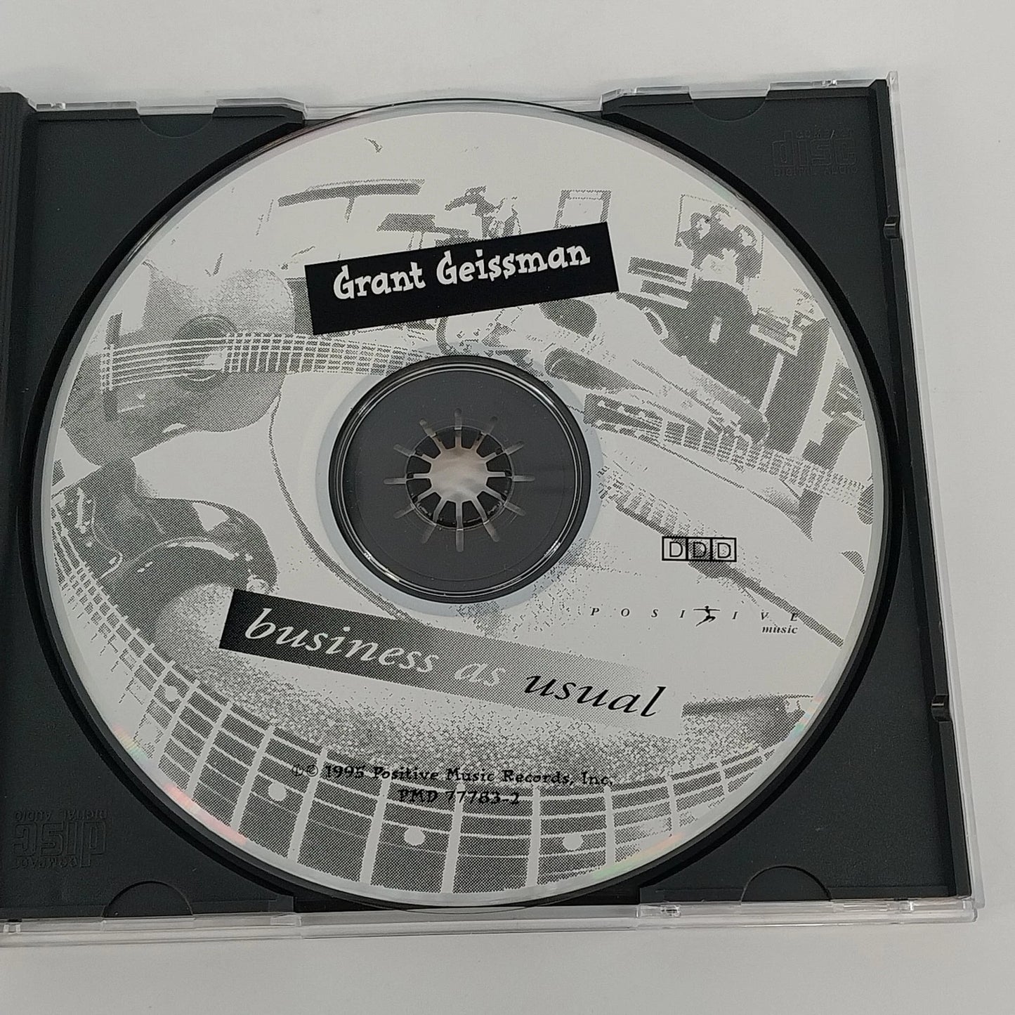 Grant Geissman Business As Usual CD 1995 Contemporary Jazz Guitar Positive Music