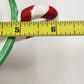 Hand Painted Tea Cup Department 56 Red Green Peppermint Mug China w Box