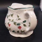 Pfaltzgraff Winterberry Sculpted Teapot With Lid Holly Berry Stoneware Vintage