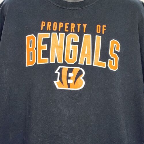 Property of Cincinnati Bengals Reebok Black T-shirt XL