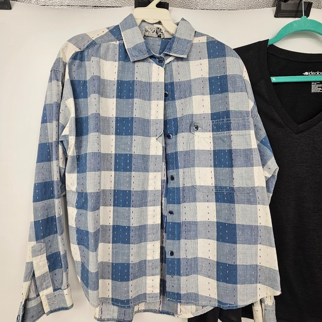 Lot 5 Ladies Tops Shirts Size Medium Tees & Button Up Josephine Nicola Ideology