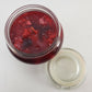 HCC Gel Candle Red Cinnamon Creme Glass Jar Star Inserts Scent Covered