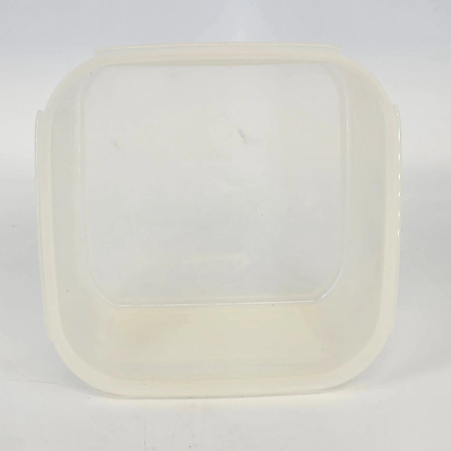 Tupperware Modular Mates 1620-1 Clear Storage Canister Pink Lid 1623-2 Vintage