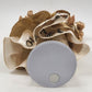 Collector Choice Genuine Fine Bisque Porcelain Doll Blonde Curly Hair Stand 13"
