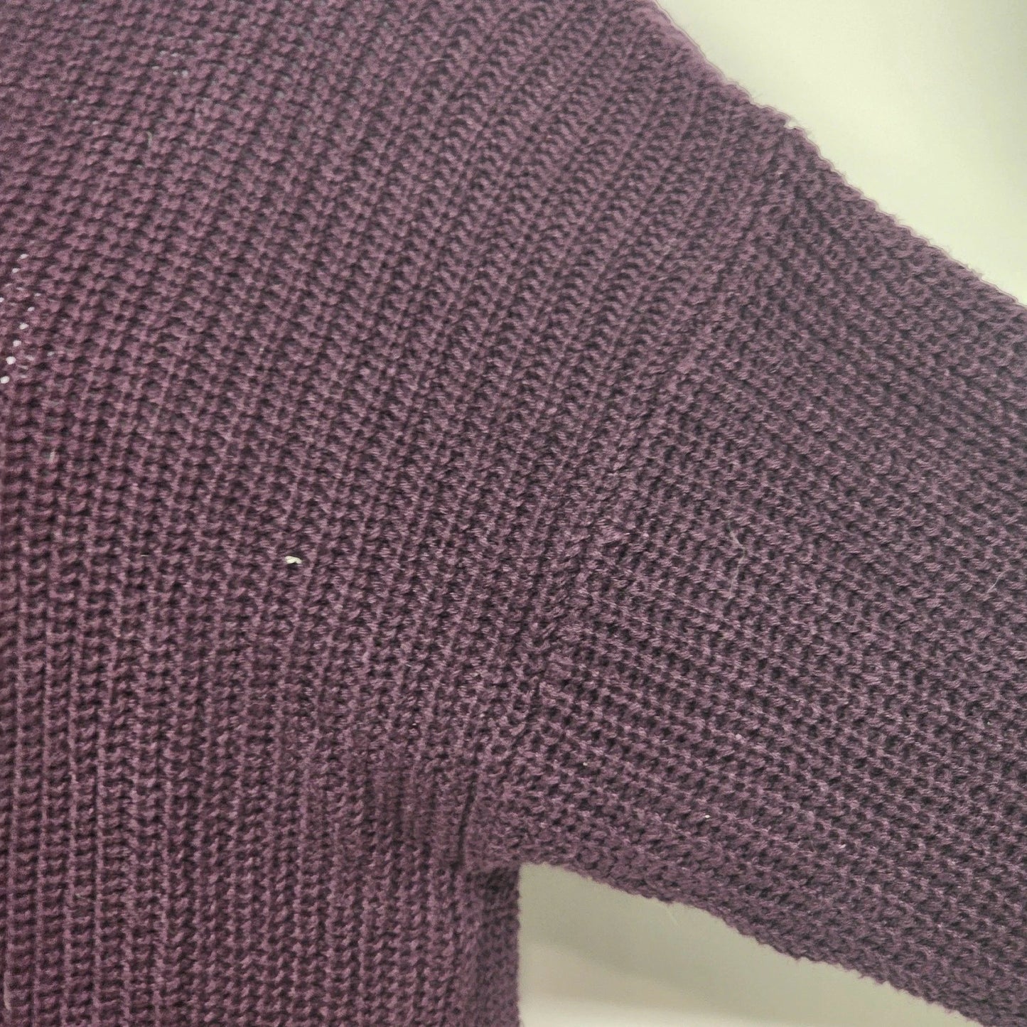 Vintage Gachet Womens Medium Geometric Knit Sweater Purple