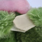 Intrigue Hanging Monkey Plush Green 6" Tall Hook & Loop Hands Korea Vintage 1980