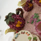 Wong's Polyresin Miniature Tea Set Grapes Fruit Teapot Teacup Collectible 5.5"